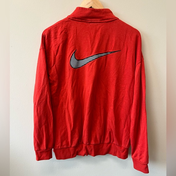 Nike 3/4 zip red pullover sweater - Picture 7 of 8